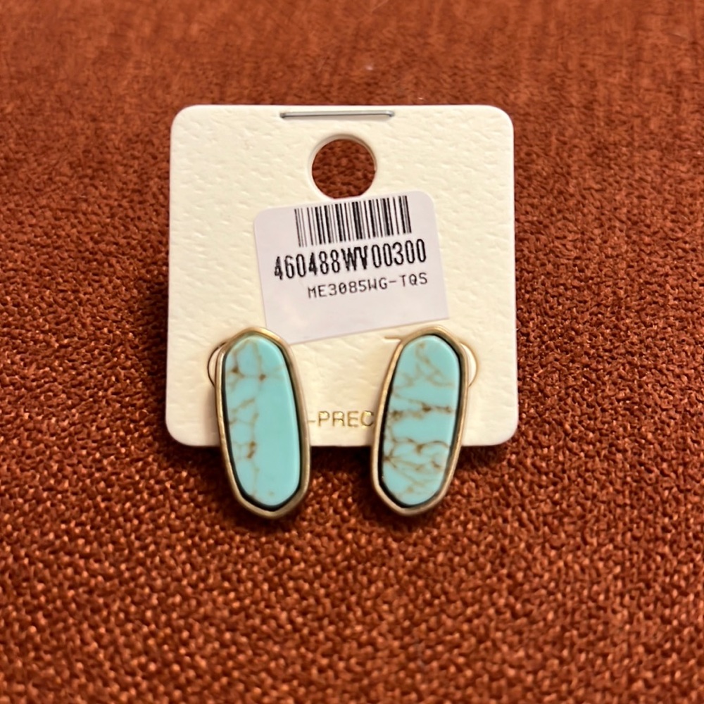 NWT Turquoise Blue Stud Earrings